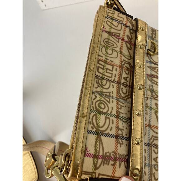 COACH 42239 SMALL COATED CANVAS SIGNATURE CROSSBODY BAG ASIS - Picture 8 of 16